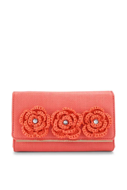 KG Kurt Geiger Women's 'Sonnet Bag' in Coral - Coral