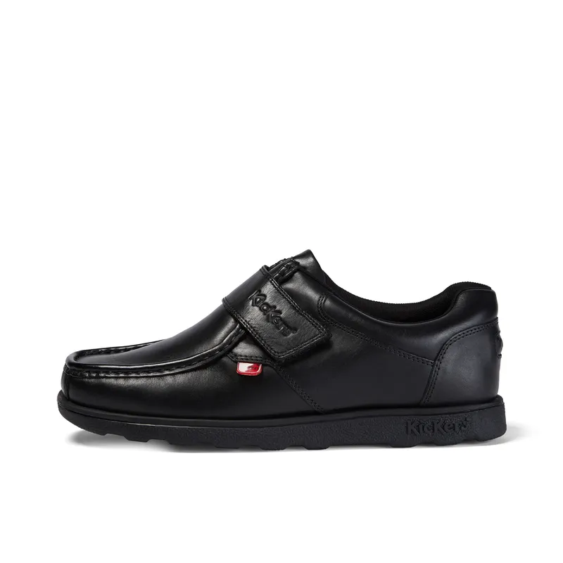Kickers Adult Mens Fragma Strap Leather Black - Size: 11- 13164057