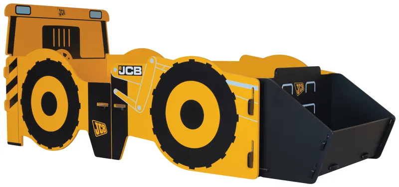 Kidsaw Jcb 4 CX Single Bed in Yellow Yellow Single