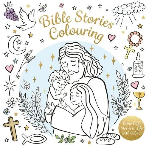 Kingfisher Bible Stories Colouring
