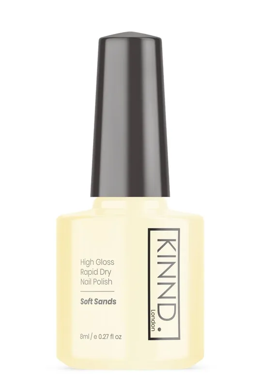 Kinnd London Unisex Soft Sands Quick Dry Nail Polish - 8ml Soft Sands 8ml female