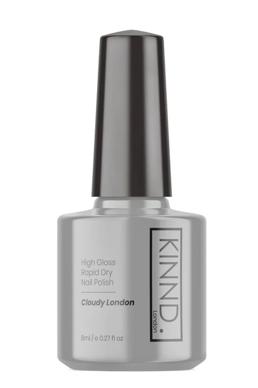 Kinnd London Cloudy London Quick Dry Nail Polish - 8ml - Cloudy London - Size: 8ml
