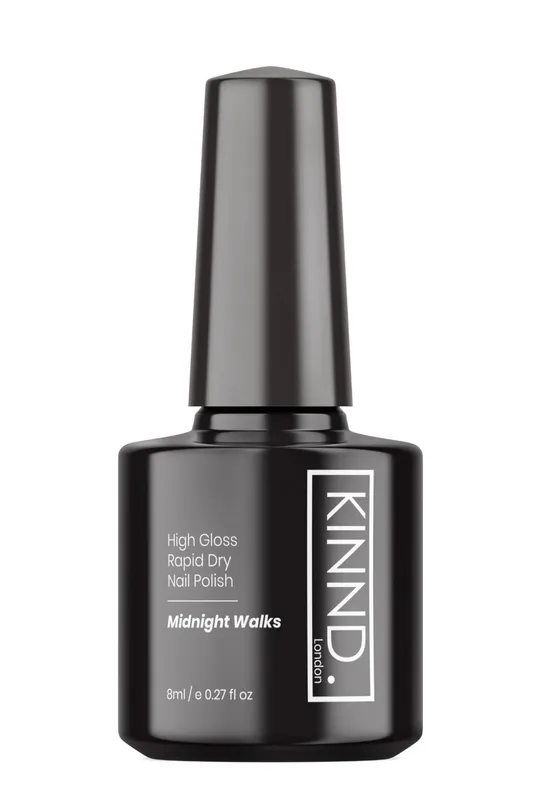 Kinnd London Unisex Midnight Walks Quick Dry Nail Polish - 8ml Midnight Walks female