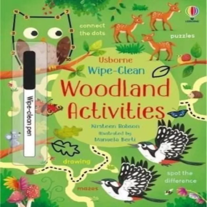Kirsteen Robson Wipe-Clean Woodland Activities