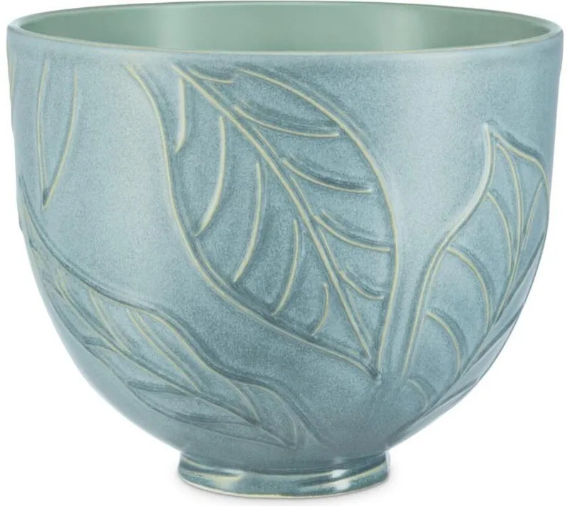 KitchenAid Ceramic 4.8L Mixer Bowl Spring Leaves