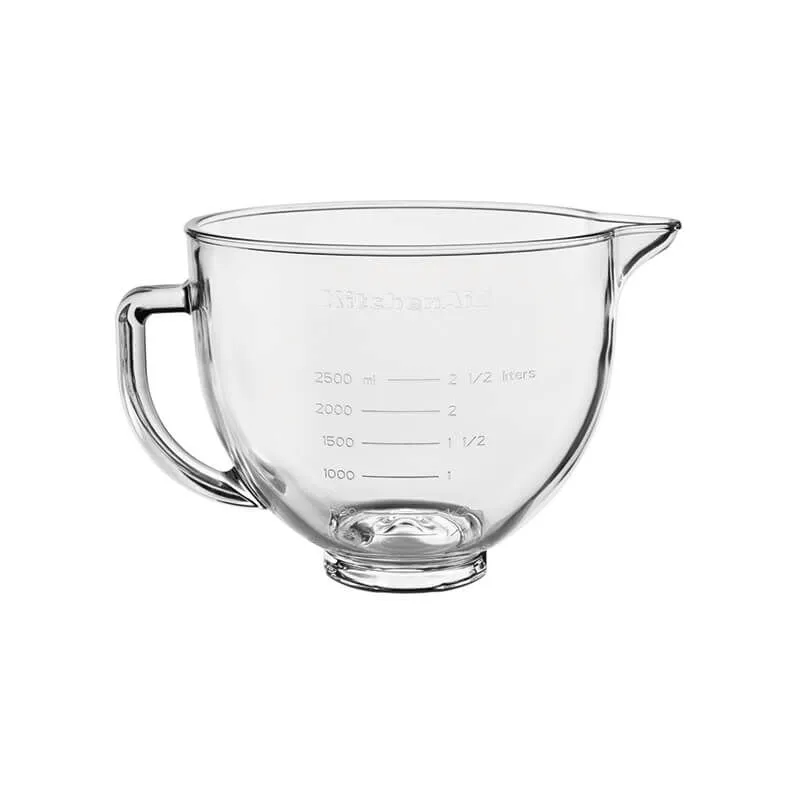 KitchenAid New Design 4.8L Glass Bowl