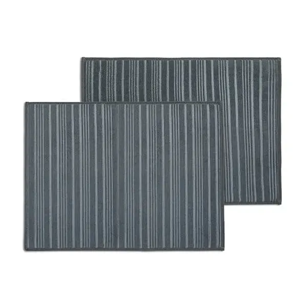 KitchenAid Set of 2 Drying Mats Charcoal Grey