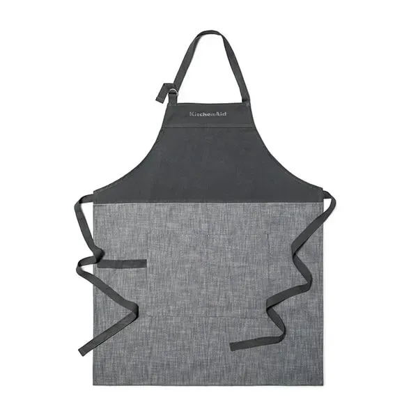 KitchenAid Tabbed Apron Charcoal Grey
