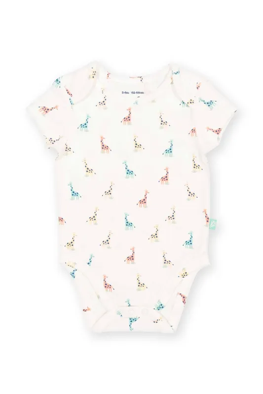 Kite Baby Sweet Giraffe Bodysuit in Cream Size: 0-3 m Cream
