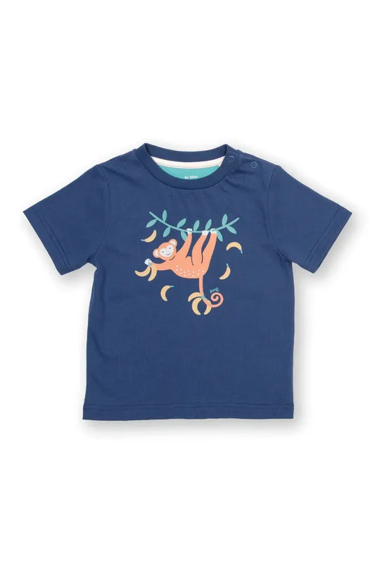 Kite Boy's Monkey Munch T-Shirt in Navy Size: 5 Years Navy