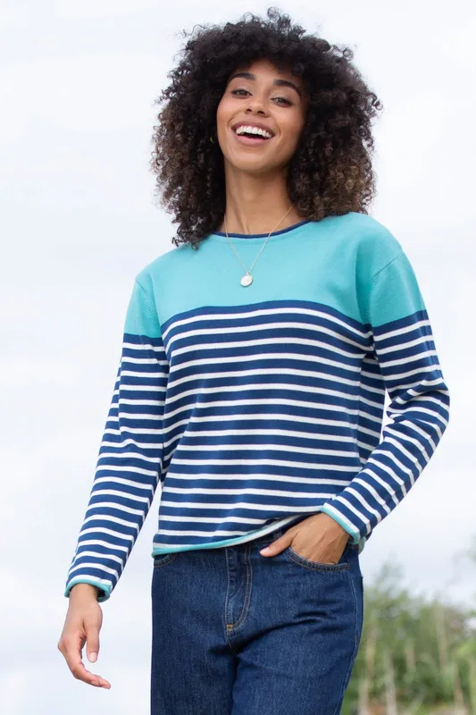 Kite Clothing Womens Walkford 100% Organic Cotton Knit Jumper - - Size: L