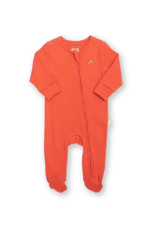 Kite Baby Little Rainbow Sleepsuit in Orange Size: 6-9 m Orange 6-9 m