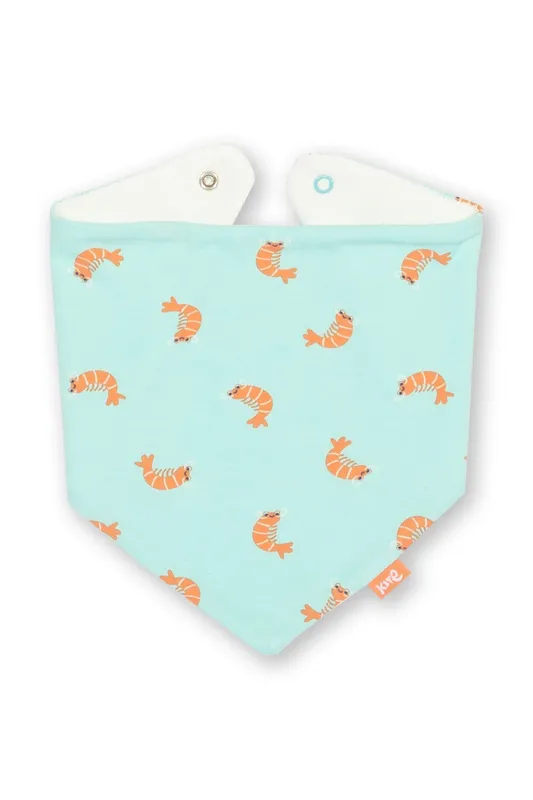 Kite Baby Little Shrimp Bib in Blue Blue
