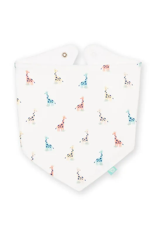 Kite Baby Sweet Giraffe Bib in Cream Cream