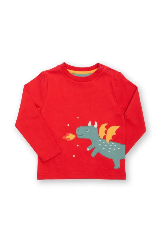 Kite Boy's Little Dragon T-Shirt in Red Size: 12-18 m Red 12-18 m