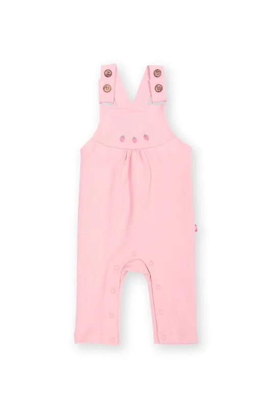 Kite Girl's Baby Berry Dot Dungarees in Pink Size: 6-9 m Pink
