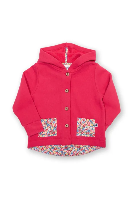 Kite Girl's Ditsy Tales Hoody in Pink Size: 3 Years Pink 3 Years