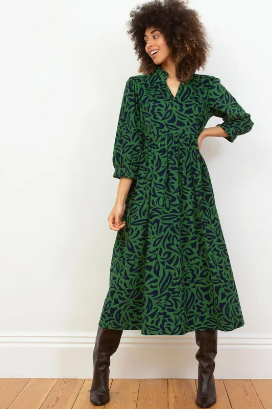 Women's 3/4-sleeve dress Kite Charborough Vert 46
