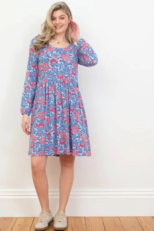 Kite Women's Harbour Jersey Dress in Blue Size: Small - Blue - Size: S