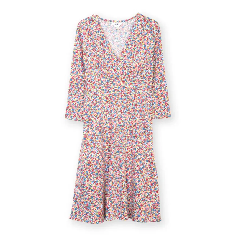 Women's 3/4-sleeve dress Kite Cheselbourne Multicolore 42