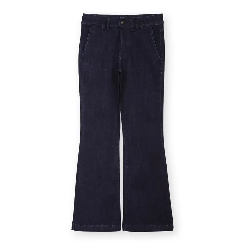 Women's flare Trousers Kite Stretch Bleu 40