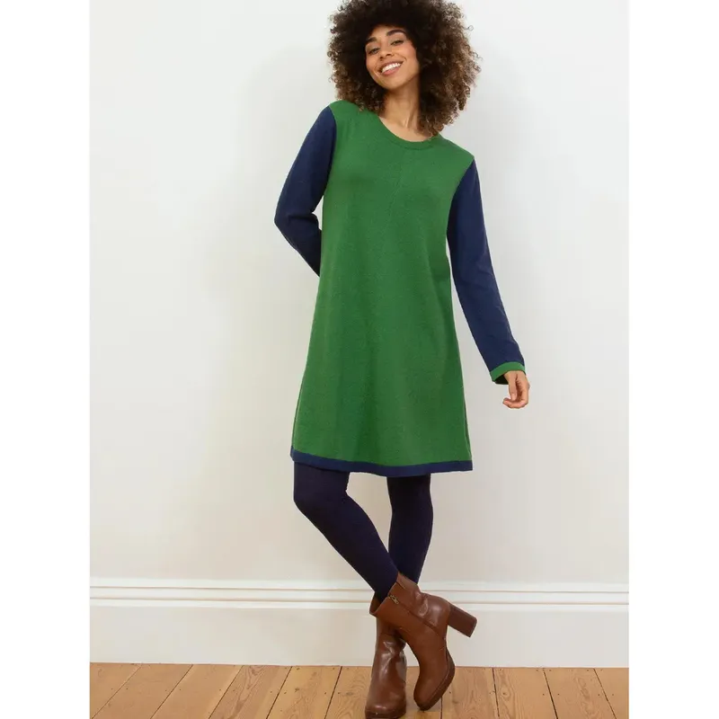 Women's knitted dress Kite Chebbard Vert S