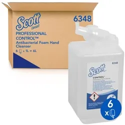 Kleenex Antibacterial Foam Hand Soap Refill 1 Litre (6 Pack) 6348