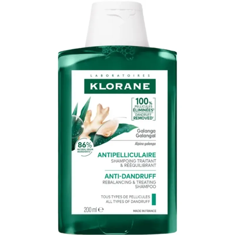 Klorane Galanga Anti-Drandruff and Rebalancing Shampoo 200mL