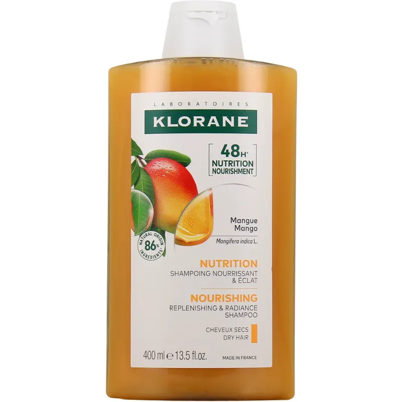 Klorane Mango Butter Dry and Damaged Hair Shampoo 400mL
