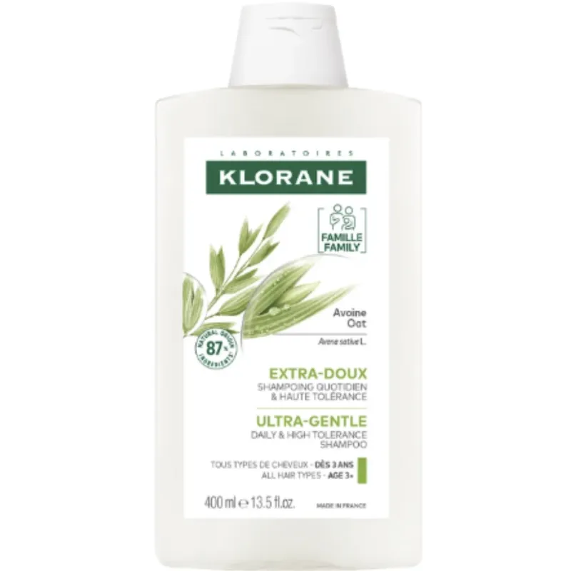 Klorane Oat milk shampoo for all hair types 400ml