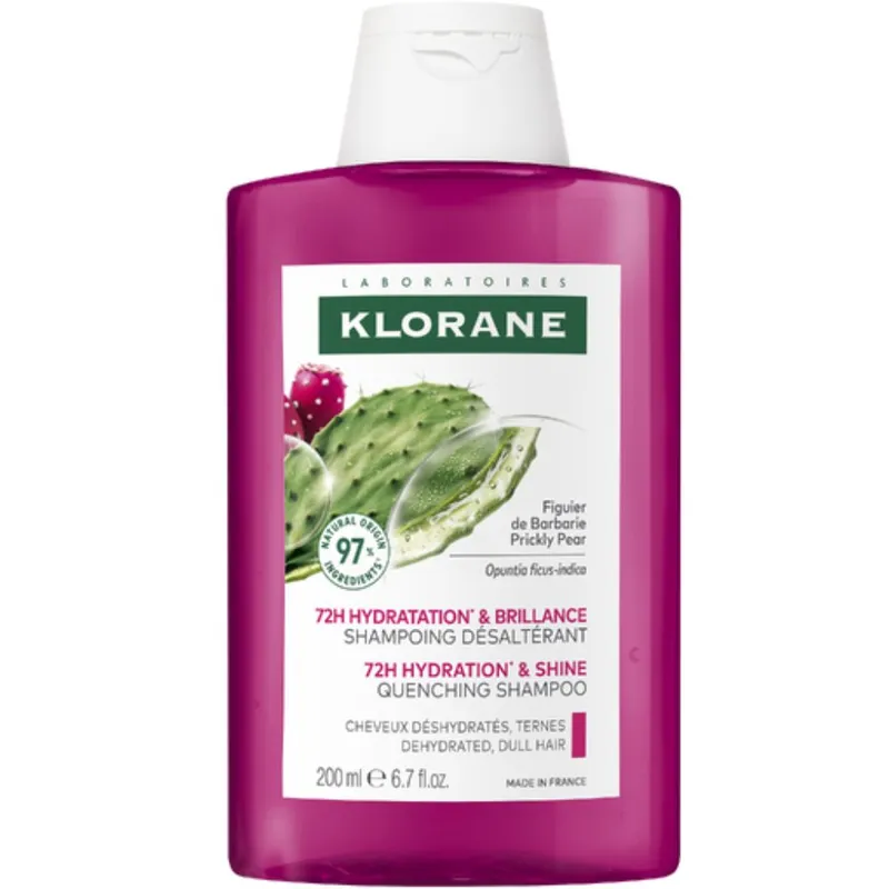 Klorane Prickly Pear Shampoo Quenching Dull Hair 200mL