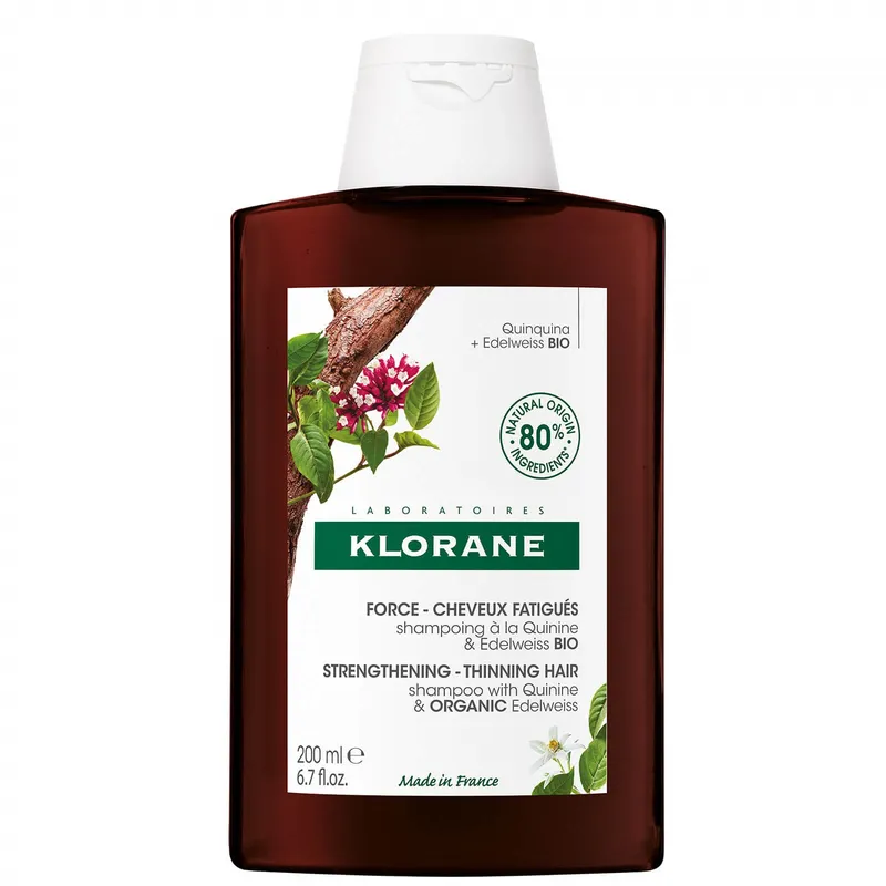 Klorane Quinine Bio Strengthening Shampoo 200ml