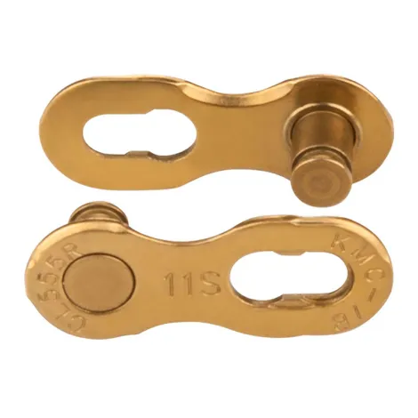 Kmc MissingLink 11R TI-N Gold - 2 Pack - Gold / 11 Speed / Pack Of 2