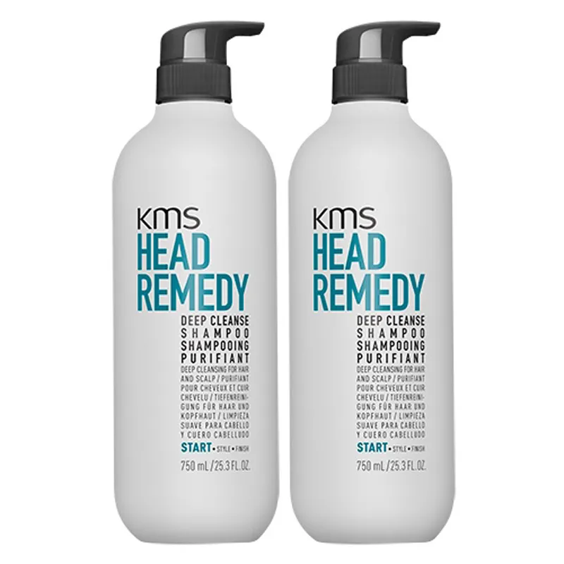Kms HeadRemedy Deep Cleanse Shampoo 750ml Double
