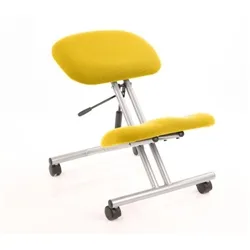 Kneeling Stool Silver Frame Sunset Colour - KCUP0325