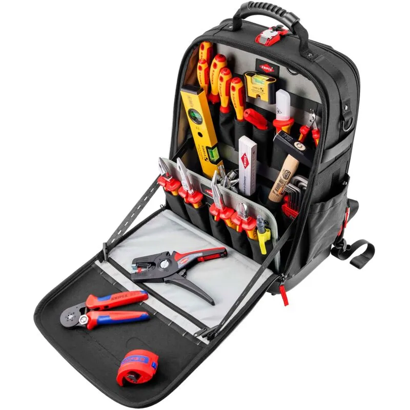 Draper 13175 Knipex 00 21 50 E Tool Backpack Modular X18 Electric, 22 parts, 530mm