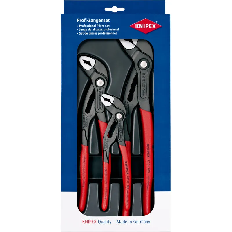 FP - Knipex 002009V02 3pc Cobra Water Pump Pliers Set
