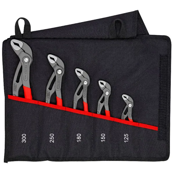 Knipex 19 55 5 Piece Cobra Hightech Water Pump Plier Set