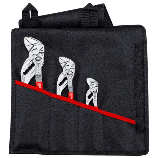 Knipex 19 55 3 Piece Chrome Plier Nut Wrenches Set