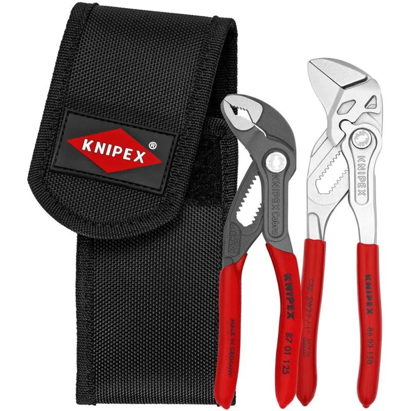Knipex Mini Plier Set, 2 Piece in Red Red