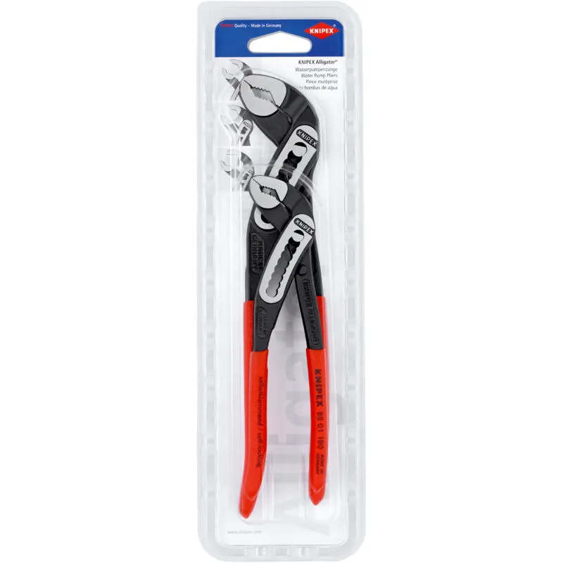 Knipex 00 31 20 V02 Alligator® Water Pump Pliers Set of 2 (180mm &...