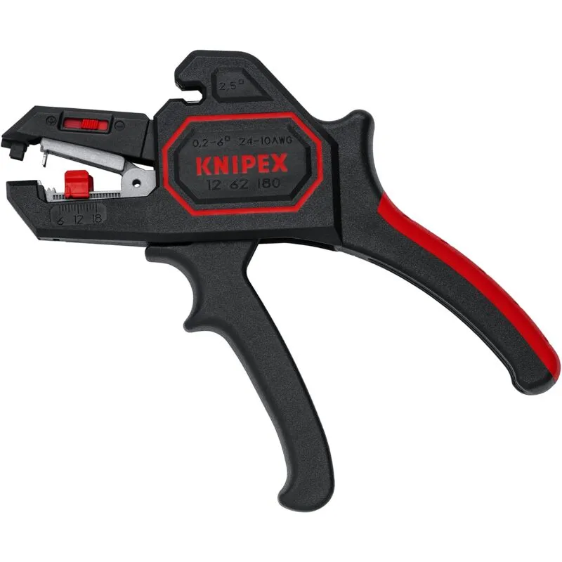 Knipex 12 62 180 SB Automatic Insulation Stripper 0.2-6mm