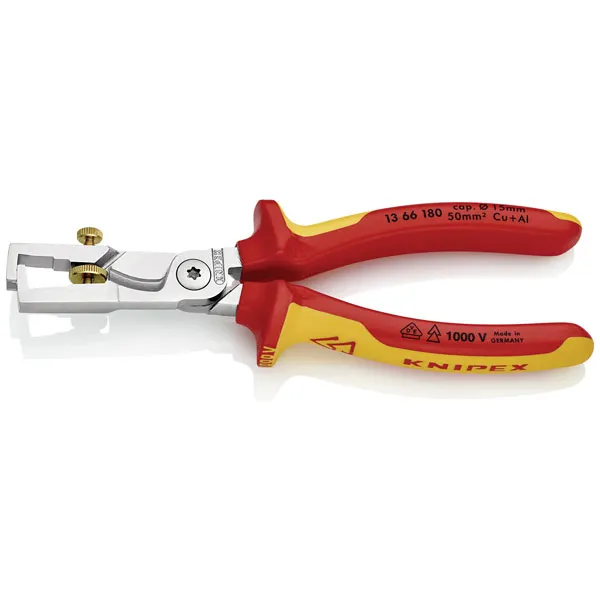 Knipex 13 66 StriX Vde Wire Stripper and Cable Shears Pliers