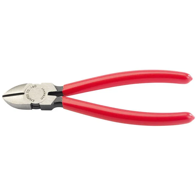 Knipex 70 01 160 Diagonal Cutters Plastic Coated Handles 160mm