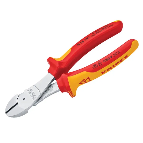 Knipex - 7406180 180mm vde High Leverage Diagonal Cutter