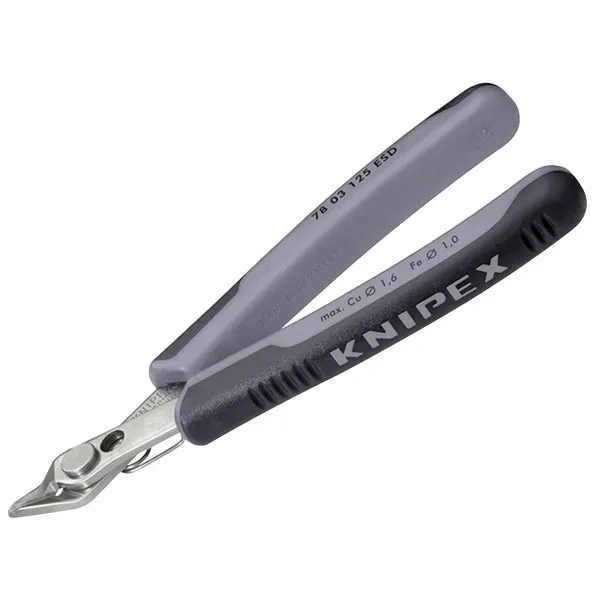 Knipex 78 03 125 Esdsb Esd Electronic Super Knips® Flat 125mm