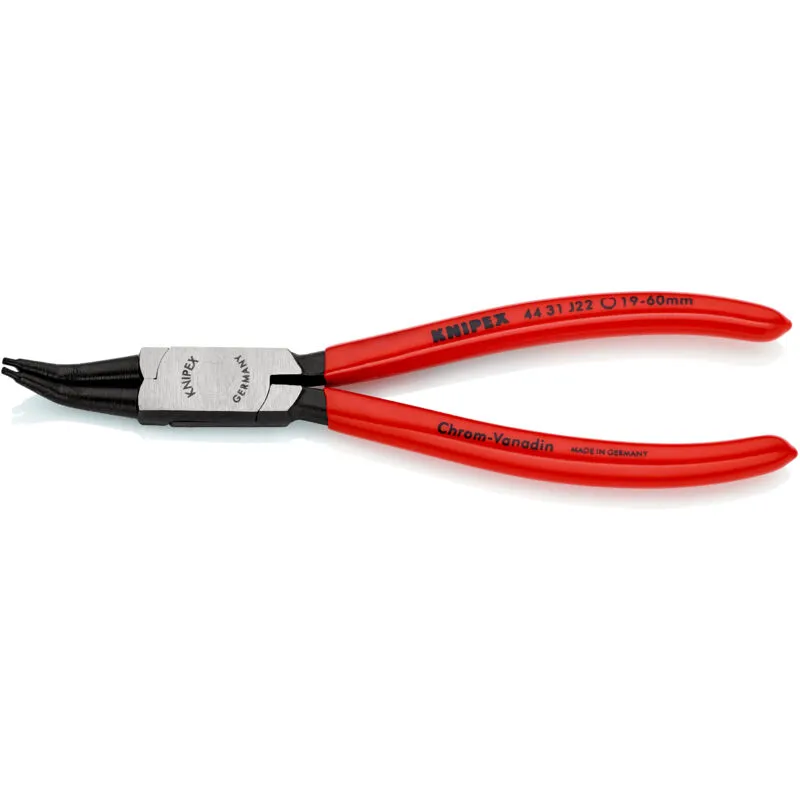 Knipex 44 31 J22 Circlip Pliers Internal Circlips 45° Angled Tips ...