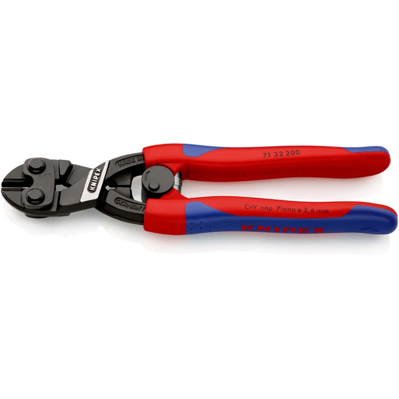 Knipex - CoBolt Compact Bolt Cutters Multi-Component Grip 200mm KPX7132200