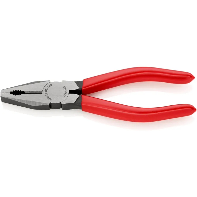 Knipex 03 01 160 SB Combination Pliers Pvc Grip 160mm (6.1/4in)