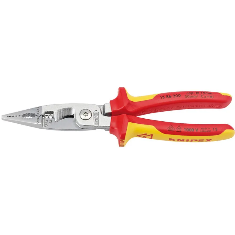 Knipex 200mm Fully Insulated Universal Installation Pliers